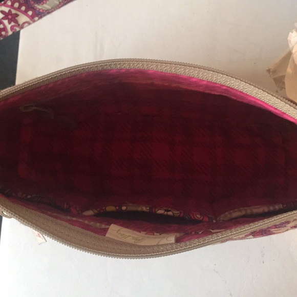 Vera Bradley Pink Paisley Crossbody - Picture 3 of 3